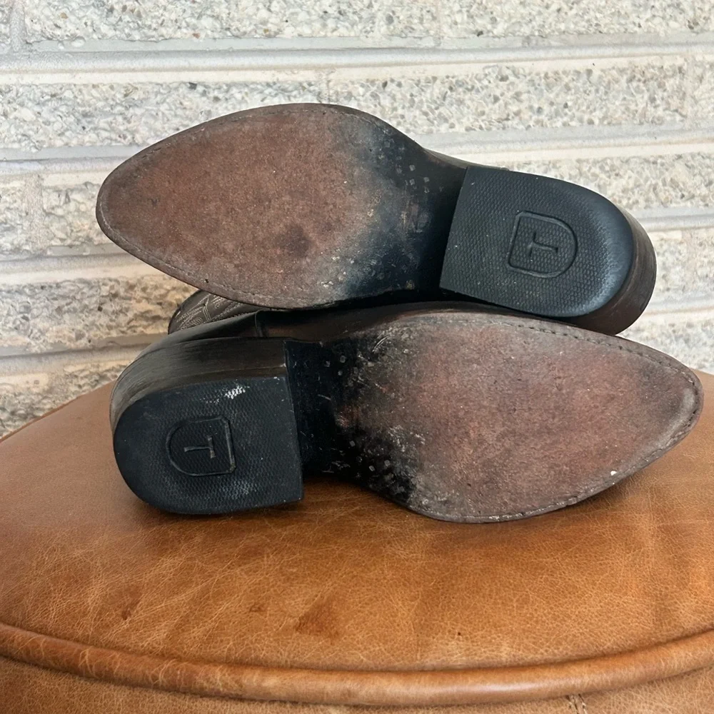 Tecovas “Jolene” Black Western Leather Boots - Picture 7 of 9